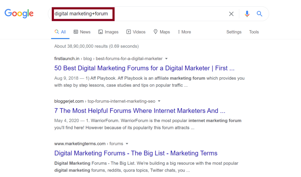 How to do a market research in google?